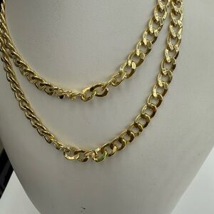10kt real gold Cuban chain 22 inch